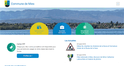 Desktop Screenshot of mies.ch